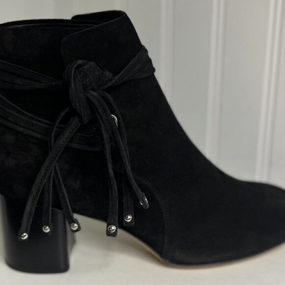 Rag & Bone Dalia 2 Suede Boots in Black Size 9.5 - Picture 3 of 7